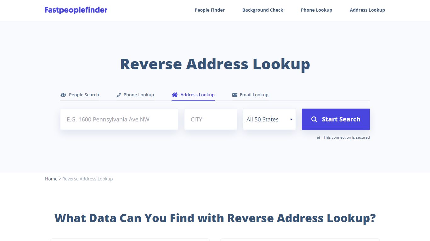 Reverse Address Lookup & Address Search | Fast People Finder